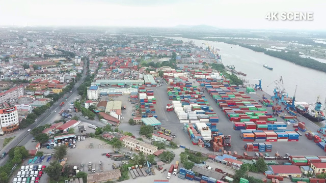Ngắm nh&igrave;n cảng Hải Ph&ograve;ng tuyệt đẹp từ tr&ecirc;n cao ( 4K flycam )