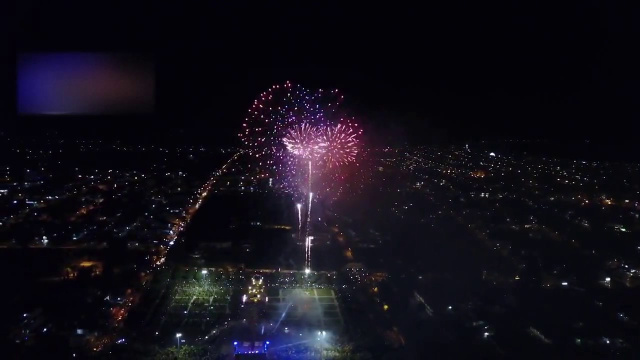 Flycam Ph&aacute;o Hoa 2018 Qu&atilde;ng Trường 16 - 3 Tỉnh Kon Tum