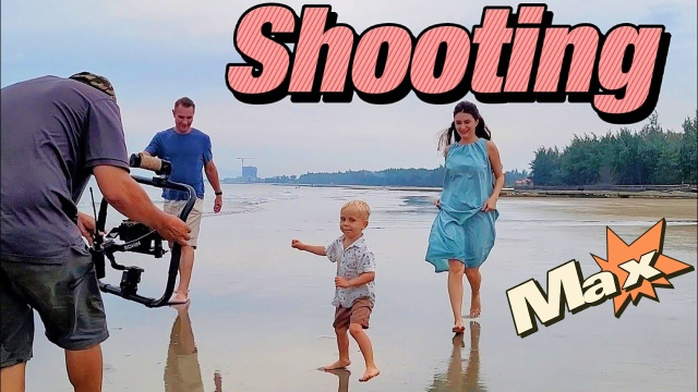 Съемки в рекламе. Макс, первая роль. Вунгтау, Вьетнам. (Shooting)