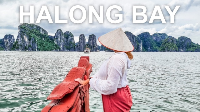 I visited UNESCO's Halong Bay in Vietnam