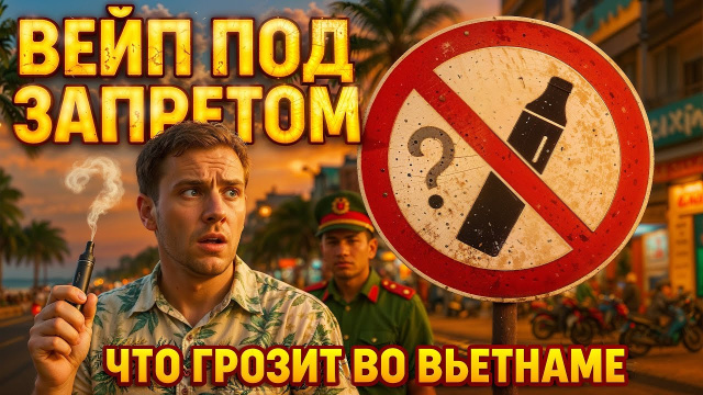 Запрет вейпов во Вьетнаме &mdash; миф или правда? Наш опыт, слухи и таможня. Нячанг, Дананг. Вейп, айкос.