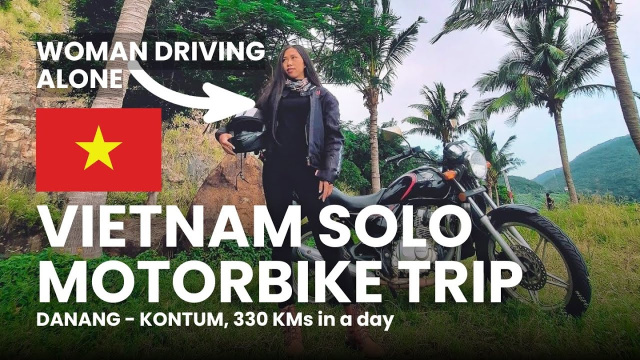 Woman Motorbiking Alone in Vietnam -  Da Nang to Kon Tum Adventure! 🏍️🇻🇳
