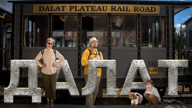 Путешествие по Вьетнаму. Далат: водопад Датанла, пагода Линь Фуок.