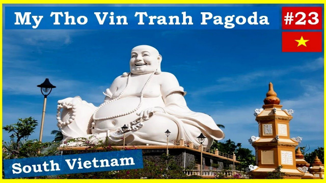 Vĩnh Tr&agrave;ng Temple, Vinh Trang Pagoda, My Tho, Vietnam; Pagoda w My Tho, Wietnam;