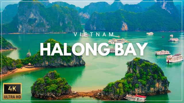 4K HALONG BAY, VIETNAM: A Unique and Mystical UNESCO World Heritage Site