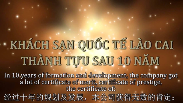 Phim giới thiệu Kh&aacute;ch sạn quốc tế L&agrave;o Cai