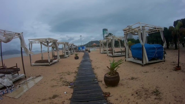 Вьетнам Нячанг 2017.Погода и море 2-декабря.