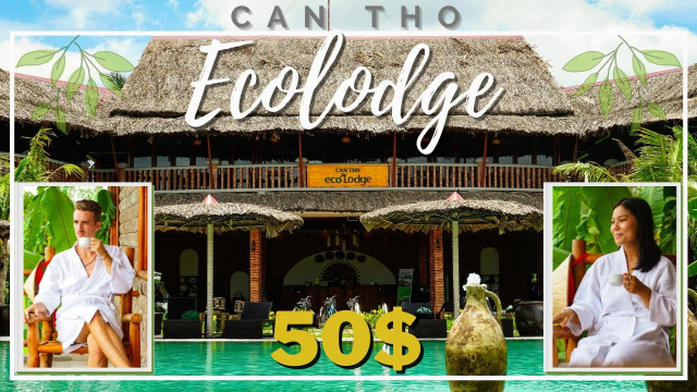 50$/NIGHT ECOLODGE in VIETNAM | Can Tho Ecolodge | Cinematic travel