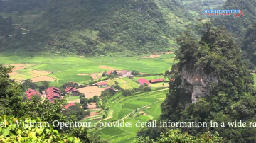 Vietnam Tour Destination Ban Gioc  Waterfall  (Cao Bang) travel tours information