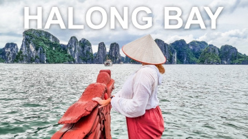 I visited UNESCO's Halong Bay in Vietnam