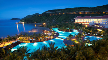 Ужин Vinpearl Resort Нячанг Вьетнам Парк развлечений