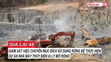 Gi&aacute;m s&aacute;t việc chuyển mục đ&iacute;ch sử dụng rừng để thực hiện Dự &aacute;n Nh&agrave; m&aacute;y thủy điện Ia Ly mở rộng