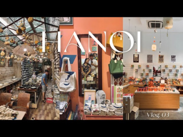 Hanoi Vietnam Vlog 2023 | Souvenir Shops | Michelin Pho | Art Gallery | Bun Cha Obama | Travel Vlog