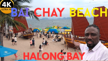 Bai Chay Beach Halong Bay Vietnam 4KHD