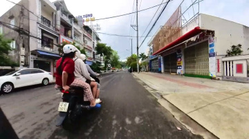 The atmosphere in Tuy Hoa city on April 30th#travel #insta360x3